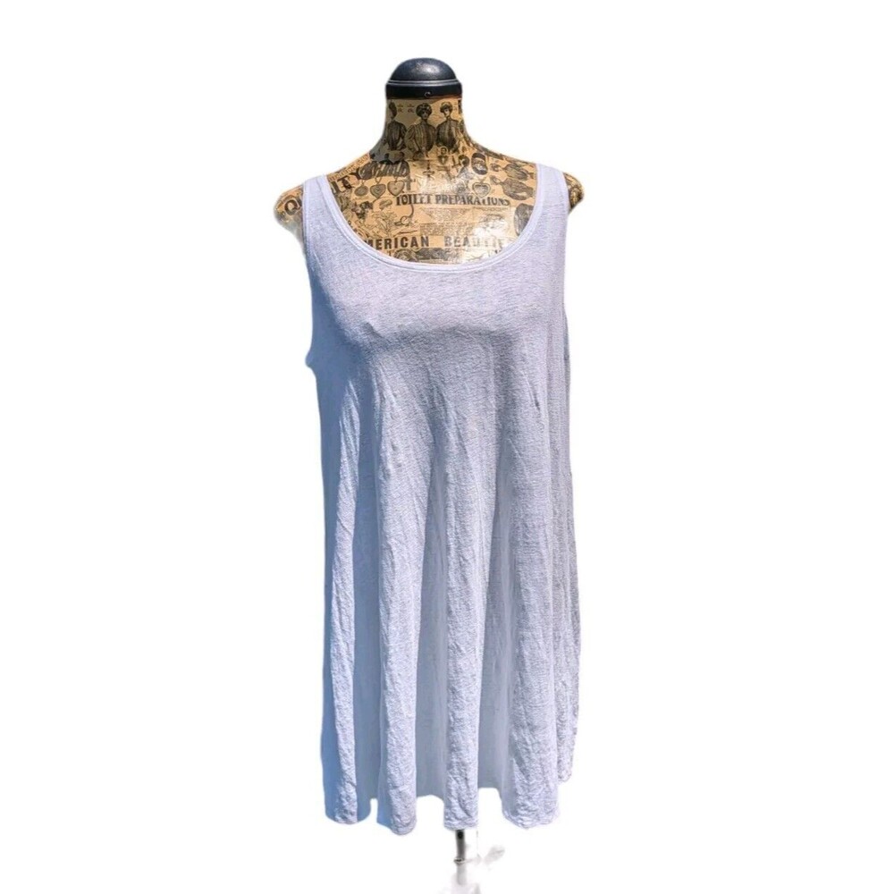Eileen Fisher Light Gray Midi Dress
